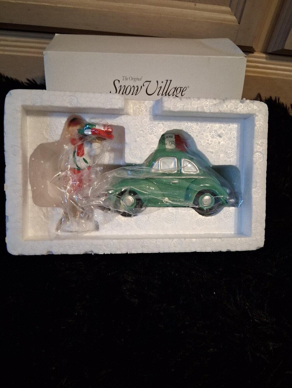 Department 56 Snow Village Accessory  Pizza Delivery #54866  Set of 2 NEW